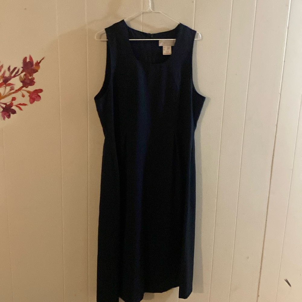 70’s jumper dress front pleats in excellent condition